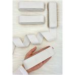 ZEYMERADE Kırık Beyaz Grogren Kurdele 4 Cm 10 Mt, Bohça Çeyiz Düğün Nişan Doğum Günü Hediye Paketleme Süsleme
