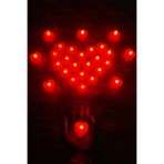 ZEYMERADE Kırmızı Kalpli Ledli Mum, 24 Adet, Tealight Mum Pilli, Özel Gün, Led Işıklı, Kutlama, Doğum Günü