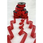 ZEYMERADE Kırmızı Keten Nopeli Kurdele 2,5 Cm 20 Metre, Bohça Çeyiz Özel Gün Hediye Süsleme Kurdelesi