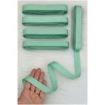 ZEYMERADE Mint Yeşili Grogren Kurdele 2 Cm 10 Mt, Bohça Çeyiz Düğün Nikah Doğum Günü Hediye Paketleme Süsleme