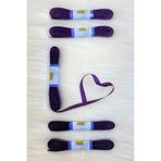 ZEYMERADE Mor Saten Kurdele 1 Cm 10 Metre, Bohça Çeyiz Özel Gün Hediye Süsleme Kurdelesi