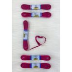 ZEYMERADE Mürdüm Saten Kurdele 1 Cm 10 Metre, Bohça Çeyiz Özel Gün Hediye Süsleme Kurdelesi