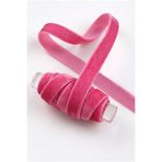 ZEYMERADE Pembe Kadife Kurdele 1cm 5mt, Gelin, Damat, Bohça, Nişan, Çeyiz, Nikah, Hediye, Şeker, Süsleme