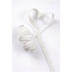 ZEYMERADE Simli Kadife Kurdele Beyaz 1cm 5mt, Gelin, Damat, Bohça, Nişan, Çeyiz, Nikah, Hediye, Süsleme