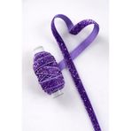 ZEYMERADE Simli Kadife Kurdele Lila 1cm 5mt, Gelin, Damat, Bohça, Nişan, Çeyiz, Nikah, Hediye, Süsleme
