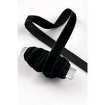 ZEYMERADE Siyah Kadife Kurdele 1cm 5mt, Gelin, Damat, Bohça, Nişan, Çeyiz, Nikah, Hediye, Şeker, Süsleme