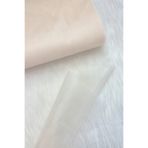 ZEYMERADE Vanilya Krem Bohça Süsleme Tülü, Nişan Bohça Süsü, Kapı Doğum Günü Parti Süsleme Tülü, 100x300cm