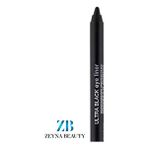 Zeyna Beauty Yağlı Göz Kalemi Siyah Renk Saten Görünüm ile Profesyonel Makyaj İçin Yumuşak Uç