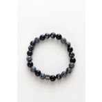 Zeynep Büyükbay Obsidyen Doğal Taş Bileklik (8mm Küre Kesim)