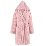 Zeynep Tekstil Comfy | Kapşonlu Wellsoft Peluş Sabahlık | Robdeşambr | Bornoz Pembe-l/xl
