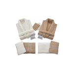 Zeynep Tekstil Unisex Nurpak Bambu 10 Parça Aile Bornoz Seti Kutulu