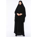 Zeynep Tesettür Iğneli Çarşaf Model - Siyah