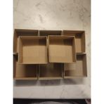 Zeynis Asetat Kapaklı Hediyelik Kraft Kutu ( 7X7X3 cm ) (10 Adet)