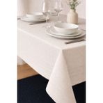 Zeyno Home Tekstil Leke Tutmayan, Kolay Temizlenen Dertsiz Colber Masa Örtüsü 160CM x 220CM - Krem - 160 x 220 cm