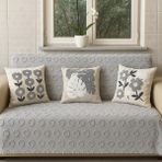 Zeyno Home Tekstil Modern Tarz Gri Koltuk Örtüsü – Leke Tutmayan Kumaş - 175 x 210CM - 175 x 210 cm