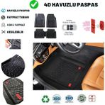 Zeyno Ticaret Ford Connect 2007 Havuzlu Ünıversal Maxi Paspas Siyah