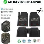 Zeyno Ticaret Hyundai Accent Yumurta Kasa 1996 Uyumlu Derin Havuzlu Üniversal Pro Paspas Siyah - Gri