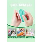 zeynobella Tırnak Fırçası 4 Adet Profesyonel Protez Tırnak Temizleme Çok Amaçlı Fırça