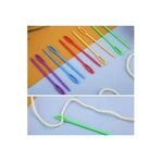 Zeyora 7 Cm 50 Adet Renkli Plastik Yün İğnesi, Plastik Dikiş İğnesi, Plastik İğne