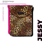 Zeypack 13”/14”El Yapımı Macbook Kılıfı, Laptop Çantası | Leopar Desenli Özel Tasarım, Üstün Koruma
