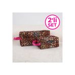 zeypack Makyaj Çantası 2'li Set, Valiz Organizeri Seti 2'li, Saç Şekillendirici Çantası