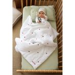 ZEYPBA Nakışlı Müslin Bebek Yorgan Müslin Yorgan