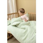 ZEYPBA Suyeşil Bebek Müslin Nevresim Takımı Bebek & Çocuk Nevresim Takımı %100 Pamuklu 100x150cm