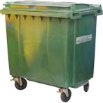 Zeyrek 770 Litre Plastik Çöp Konteyneri