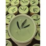 Zeytin Çiçeği Kokulu Taş Tozu Kalıbında 220 gr Doğal Soya Wax Mum zenden10111