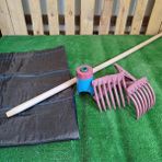 ZEYTİN TIRMIĞI + ZEYTİN DİLME APARATI + FIRÇA SAPI + 5x6 ZEYTİN SERGENİ JÜT ZEYTİN TOPLAMA TARAĞI TABAN ÖRTÜSÜ ZEYTİN ÇİZME ALETİ