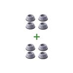 ZeytStore Beyaz Eşya Altlığı Ayağı Çamaşır Bulaşık Makinası Buzdolabı Yükseltici Titreşim Önleyici 8 Adet ZEYTAYAKSTOPER4X2
