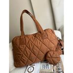 Zeyzey Butik Beryy kapitone Taba Kadın Çanta - 88-Taba