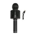 Zg Store Karaoke Mikrofon Aux USB ve Sd Kart Girişli Bluetoothlu Siyah Şarj Kablolu Şık Tasarım Hoparlör