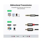 Zg Store Rca 3.5mm Aux Ses Kablosu, 1 Metre