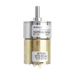 Zga37rg 12V 37Mm 10Rpm Reduktorlu Dc Motor Metal Disli Yuksek Tork Kuvvet Robot Oyuncak Rc Araba