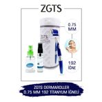 Zgts Blue Line Dermaroller 0.75mm Titanyum 192 Iğneli Derma Roller