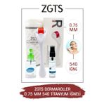 Zgts Dermaroller 0.75 Mm Titanyum 540 Iğneli Derma Roller