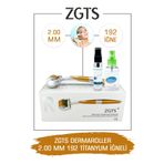 Zgts Dermaroller 2.00mm Dezenfektan Hediye 192 Titanyum Iğneli Gold Derma Roller