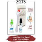 Zgts Red Dermaroller Ultra Titanyum 540 Iğneli Derma Roller - Beyaz - 0.25 mm