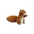 Zhaitui 40CM Yeni Fındık Sincap Peluş Oyuncak Fındık Sarılı Sincap Sevimli Sincap Bebek (Yurt Dışından) - Kahverengi - Beyaz