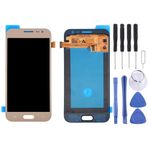 Zhangli Cep Telefonu LCD Ekran Yeni LCD Ekran Galaxy J2, J200F, J200F, J200Y, J200G, J200H, J200GU için Dokunmatik Panel (Siyah) LCD Ekran (Renk: Altın)