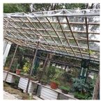 ZHANGQINGXIU LIJINBO Ağır Hizmet Plastik Kapak, Şeffaf Brandalar, Çatı, Balkon Perdeleri, Teras, Bahçe Mobilyası için Delikli Su Geçirmez Toz Geçirmez Yalıtım (Renk: Şeffaf, Boyut: 0,8 x 1,5 m)