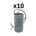 Zheli 2 Μf 25X49 mm Plastik Kablolu 450-500 Acv Daimi Devre Kondansatörü - 10'LU