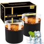 ZHFCGO Gerek Yok Buz Viski Bardakları seti 2PCS-Dondurulmuş Jel Bardaklar 9.5oz Erkekler/Baba Hediyeleri için Emeklilik Hediyeleri