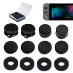 ZHI-NYLLDJS Nintendo Switch/OLED/Lite için FPS Başparmak Kavrama Seti, Nintendo Switch Joystick Kapakları için, Switch Joycon için Silikon Analog Çubuk Kapaklar, Yardımcı Hareket Halkaları, Başparmak