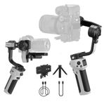 ZHIYUN CINEPEER WEEBILL 3E [Resmi Bayi] DSLR ve Aynasız Kamera için 3 Eksenli Gimbal Sabitleyici Canon/Sony/Panasonic/Nikon, Uzatılabilir Sling Grip Yerel Dikey Çekim El Kamerası Gimbal