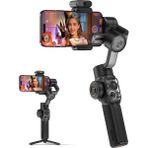 Zhıyun Smooth-5s Aı Yapay Zeka Takip Sensörlü Telefon Sabitleyici Gimbal - Siyah