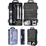 Zhltools 117 Parça Profosyonel Cep Telefonu Tablet Laptop Tornavida Tamir Seti Siyah Sarı