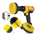 ZhlTools 3lü Matkap Ucu Banyo Küvet Duşakabin Araba Tekerliği Koltuk Yıkama Temizleme Fırçası Seti