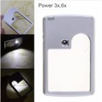 Zhltools 4b-3 Mini Ince 3X6X2 Mini LED Işıklı Büyüteç - 1 Adet - Gri
